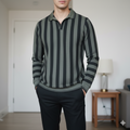 olive green and black jonny collar